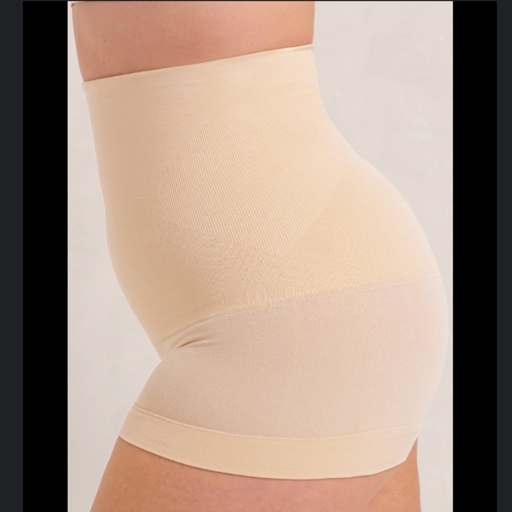EMPETUA All Day Every Day High Waisted Shaper Boyshort in Nude S - Picture 4 of 12